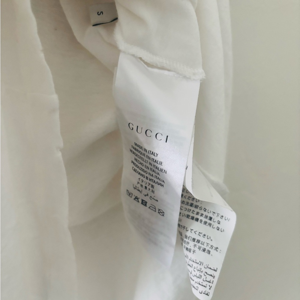 Cristiano Ronaldo Oversize washed T-shirt with Gucci logo - Picture 7 of 9